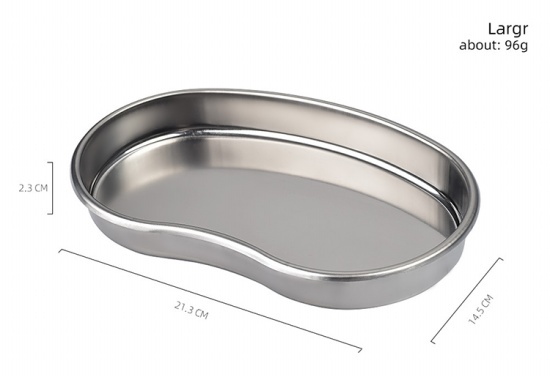 thumbnail image 2 of Professional 10" Stainless Steel Kidney Tray/Dish – Surgical Basin – DDP – Pack Of 1 2 of 6