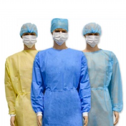 Robe d'isolement médical chirurgical d'hôpital