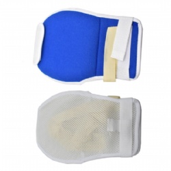 Finger Control Patient Hand Mitt Mesh Gloves