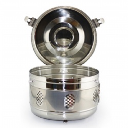 Stainless steel perforated storage tank towel disinfection box