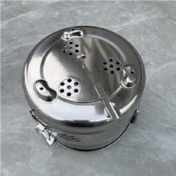Stainless steel perforated storage tank towel disinfection box