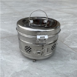 Stainless steel perforated storage tank towel disinfection box