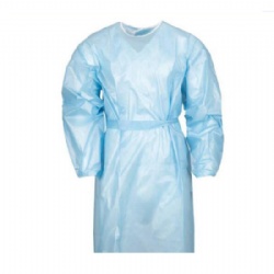 Robe d'isolement jetable médicale