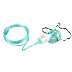 High concentration face oxygen mask with reservoir bag