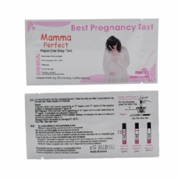 Carte de test de grossesse en une étape Mamma Hcg