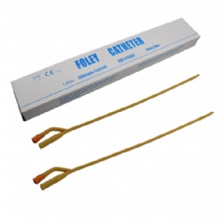 Medical urethral latex foley catheter