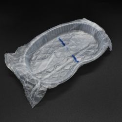 Disposable plastic kidney dish medicine tray