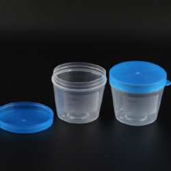 Disposable urine collection measuring container stool urine sample cup